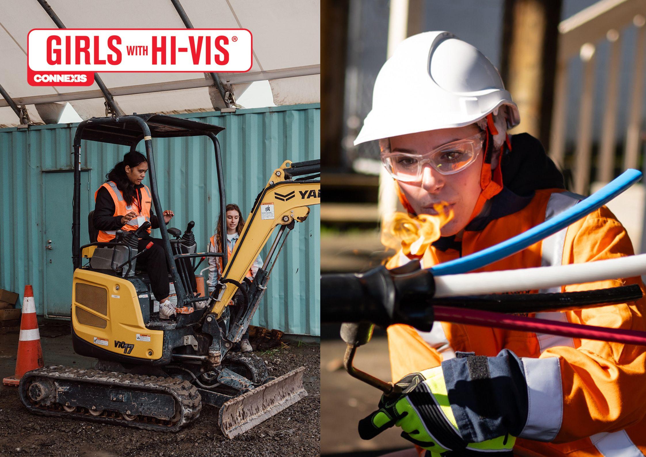 Girls with Hi-Vis